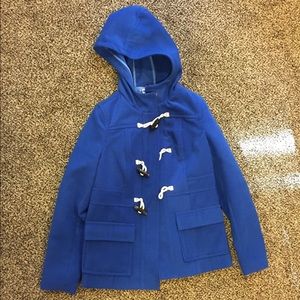 blue pea coat